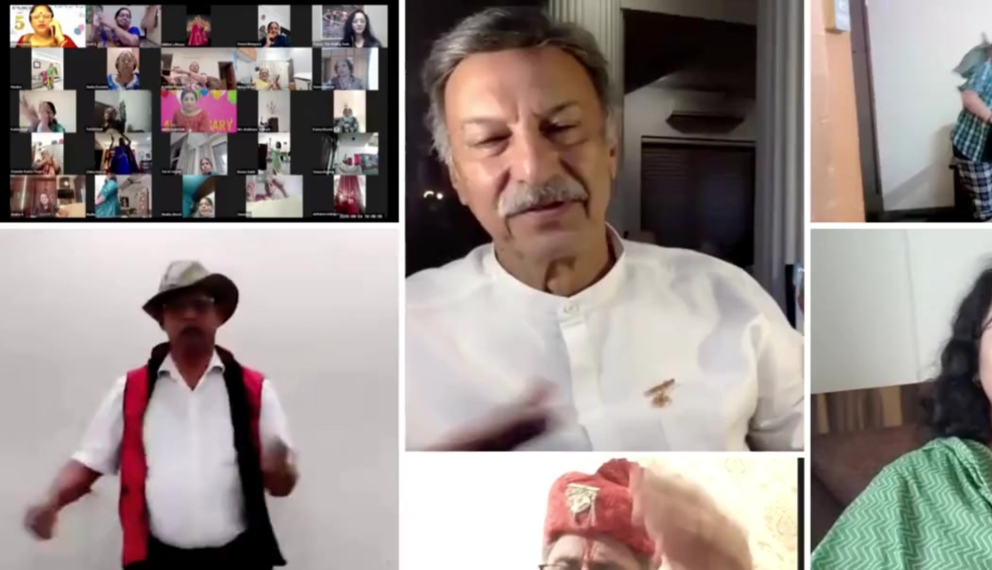Members meeting live in a Smiling Souls online session